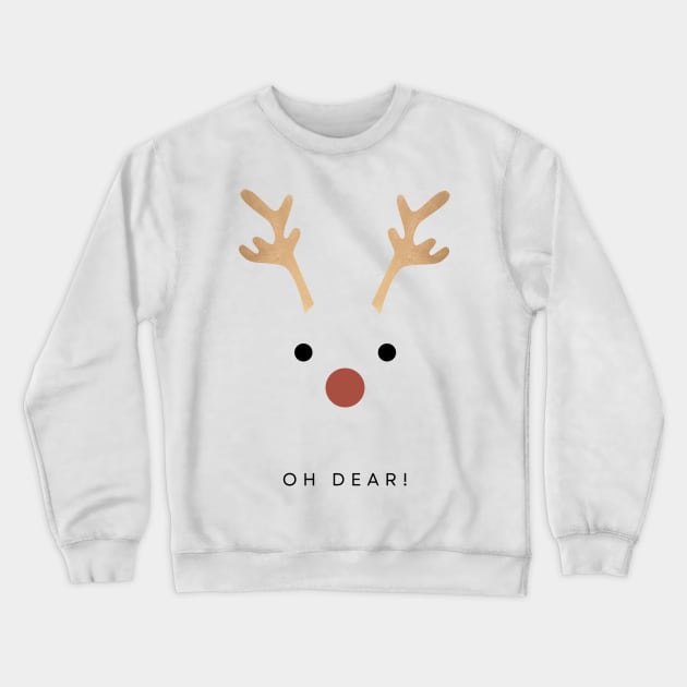 Oh Dear! Crewneck Sweatshirt by MultiversiTee